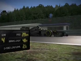 2012 Formula 1 Grand Prix of Germany - Pirelli 3D Simulation