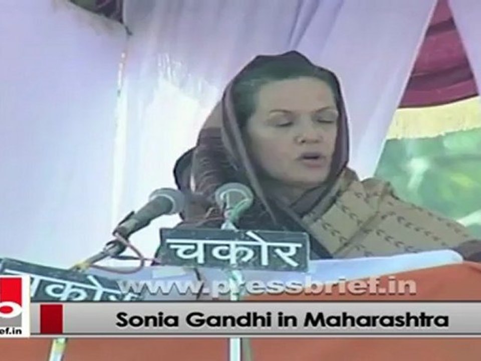 Sonia Gandhi in Maharashtra talks about Congress-led UPA’s policies for Ex-servicemen
