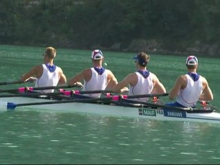 JO : l'équipe de France d'aviron en stage en Savoie