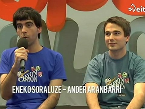 Enekok eta Anderrek Cavernicola Games proiektua aurkeztu digute