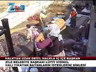 başkan vidinel halı yıkayanların problemlerini dinledi