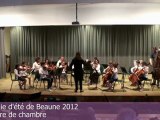 Académie d' été de Beaune 2012 - Orchestre de chambre