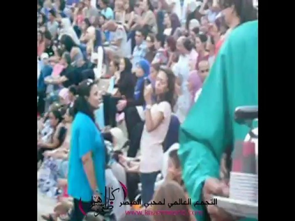 من اجواء مهرجان قرطاج 2012 قبل حفل القيصر كاظم الساهر