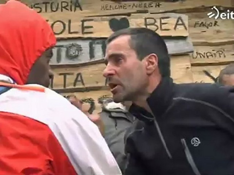 El conquistador del Fin del Mundo - Bronca de Bárbaro y Lujanbio en El Conquistador del Fin del Mundo 2012