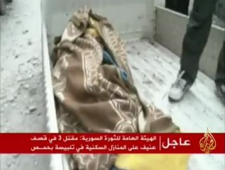 ستون قتيلا بحمص إثر قصف للجيش السوري