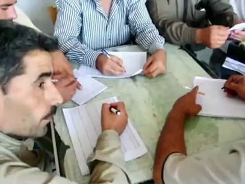 Tiny village holds election amid Syrian conflict