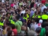 Spain police clash with austerity protesters