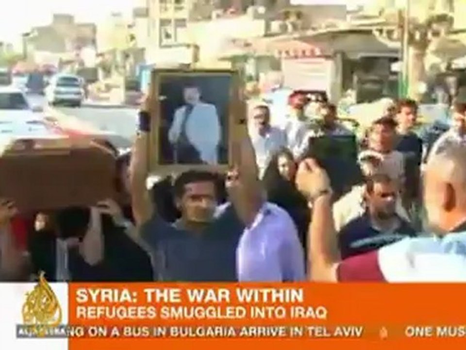 Syrian refugees make for borders