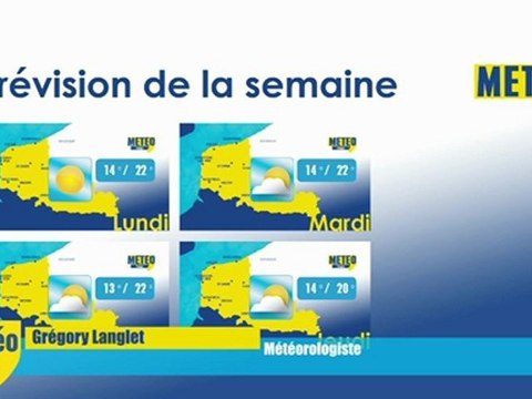 Opal'TV - Prévisions météo pour la semaine du 23 juillet 2012