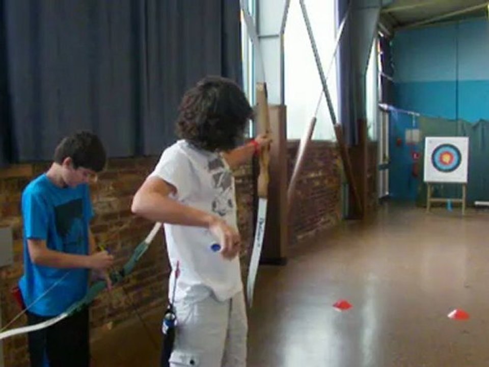 L'activité tir à l'arc de sports vacances le 20/07/2012