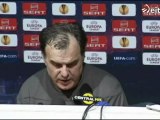 Europa League 2012: Bielsa aplaude a los jugadores y a la afición