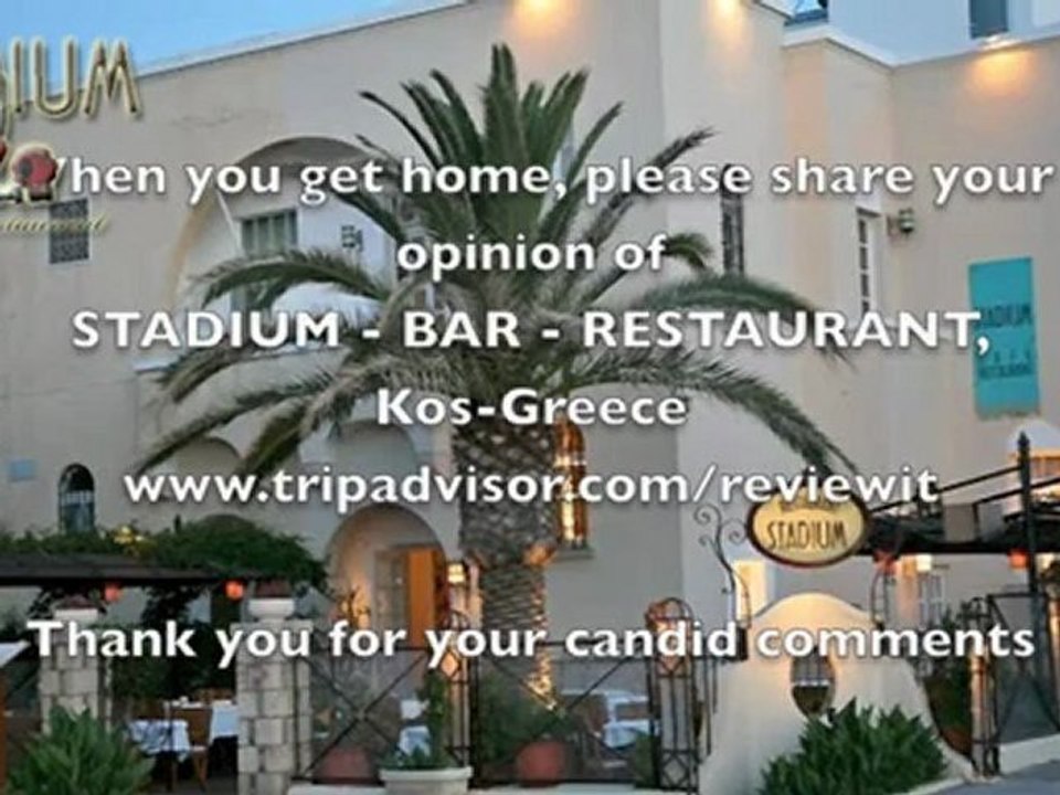 Kos Mediterranean Restaurant close to Kos marina. Place to be for all yacht aficionados!