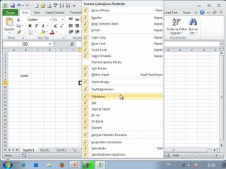Excel Temel Bilgiler
