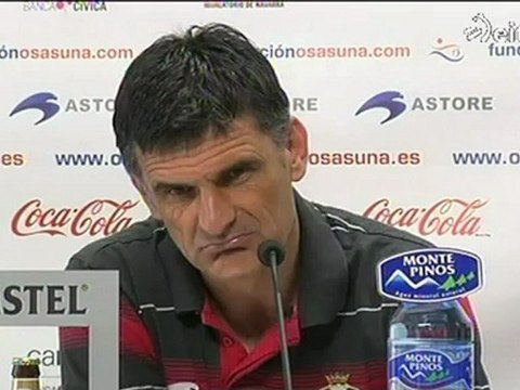 Deportes: Mendilibar, del Osasuna, 'somos un equipo conservador'