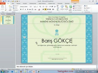 Powerpoint 2010 Dersine Giriş