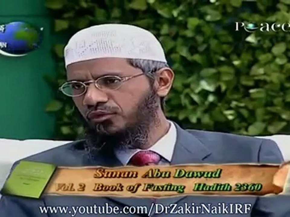 Sunnah Which Muslims think Makrooh during Ramadan - Dr Zakir Naik 2012