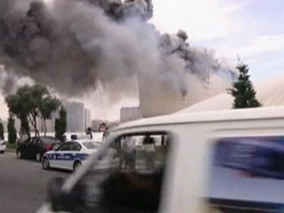 Huge fire engulfs Azerbaijan's landmark building
