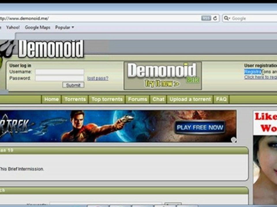 The demonoid.me registration is now open