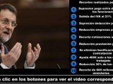 Los recortes de Mariano Rajoy, uno a uno