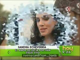 @sandraecheverr El amor de Lucía por Iván sigue vivo
