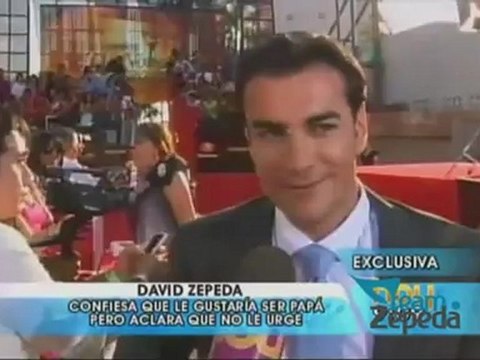David Zepeda @davidzepeda1 no tiene prisa para ser padre
