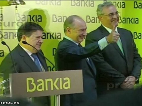 Bankia pierde un 82% un año después de salir a bolsa
