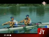 JO 2012 : Entraînement d'Aviron sur le Lac d'Aiguebelette