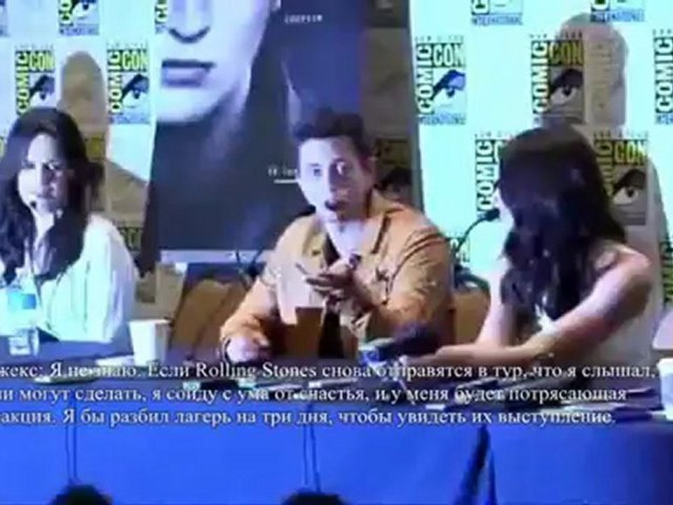 Comic-Con: Лиз, Джекс, Эш, Питер, Келлан и Никки, ч.3 (рус.сабы)