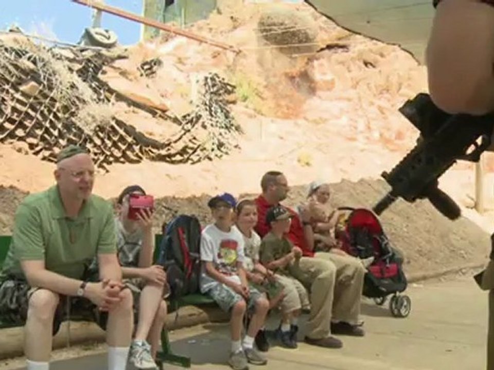 Thrill-seeking tourists take aim at West Bank range