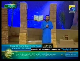 Seher Amir Liaquat Kay Sath By Geo TV - 21st July 2012 - Part 3/3