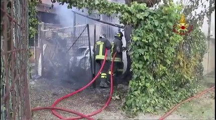 Firenze - Incendio Chiesa San Cervasio (22.07.12)