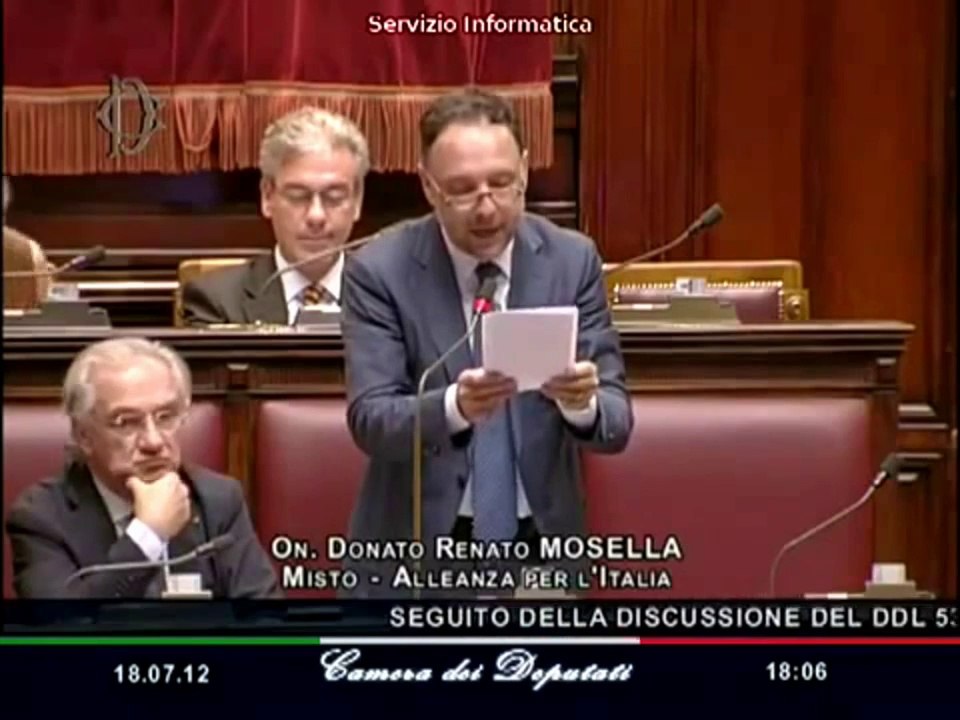 Mosella - Sanità «Ok a Ddl proroghe, ma occorre riforma» (18.07.12)