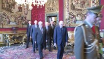 Roma - Napolitano al termine del colloquio con Mahmud Abbas (17.07.12)