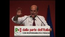 Roma - Bersani, l'Italia ha il diritto di costruire un bipolarismo costituzionale (14.07.12)