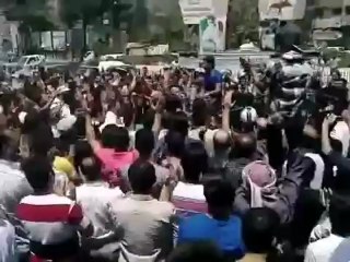 Syria فري برس ريف دمشق لنبك  جمعة رمضان النصر   20 7 2012 Damascus