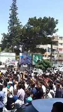 Syria 20 7 2012 فري برس ريف دمشق النبك جمعة رمضان النصر في دمشق Damascus