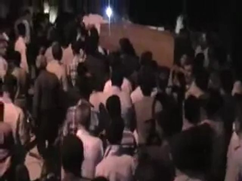 فري برس حلب تقاد تشييع الشهيدين عبد الله عبد الكريم مروان عبد الله  20 7 2012 Aleppo