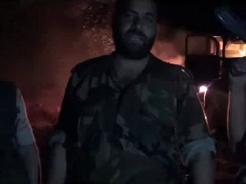 فري برس حلب أحد قادة لواء التوحيد بحلب بعد تحرير حاجز بيانون 19 7 2012 Aleppo