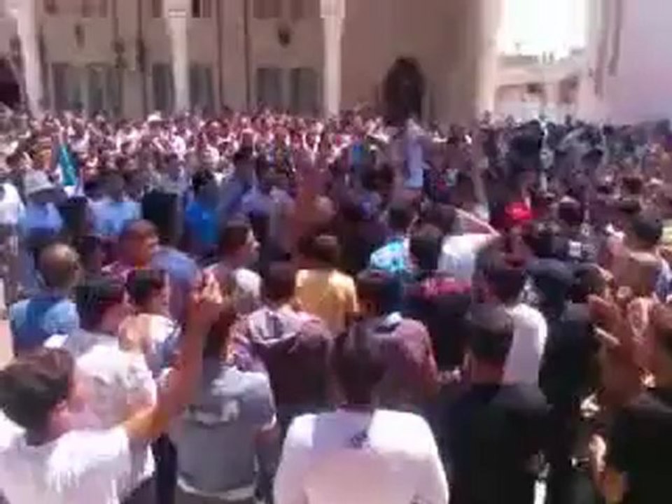 فري برس حماة المحتلة حلفايا جمعة رمضان النصر سيكتب في دمشق  20 7 2012 Hama