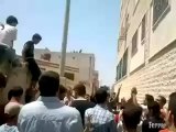 فري برس  حماة المحتلة حي القصور مظاهرة ج رمضان النصر سيكتب في دمشق  2012 7 20  ج3 Hama
