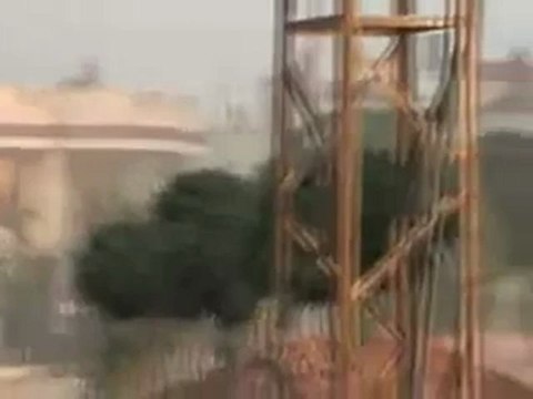 Syria فري برس إدلب سراقب القصف الصاروخي على المدينة 19ـ7ـ2012 Idlib