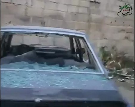 Syria فري برس ريف دمشق معضمية الشام آثار القصف المروحي على المدينة وآصار ماخلفته قذائف الهاون من خراب 18 07 2012 ج1 Damascus