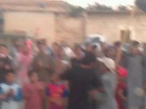 Syria فري برس ريف حلب الجنوبي قرية زمار احتفال بمقتل رموز النظام 18 7 2012 Aleppo