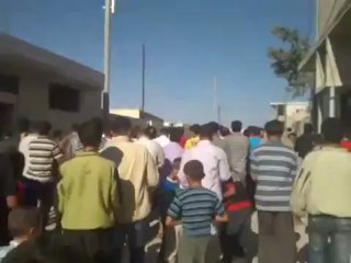 Syria فري برس حلب كفرنوران مظاهرة ابتهاجا ببطولة الجيش الحر18 7 2012 Aleppo