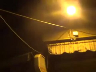 Syria فري برس دمشق  حي قبرعاتكة جادة التيروزي الآثار التي خلفتها قذيفتين في الحي 19 7 2012 Damascus