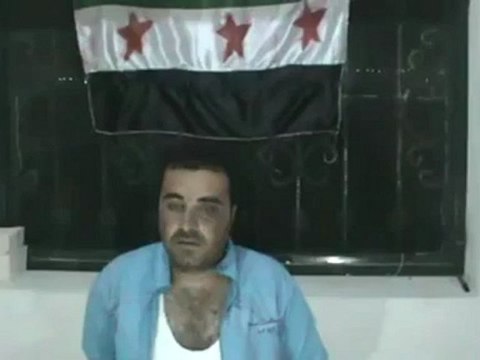 Syria فري برس حلب الاتارب لواء شهداء الاتارب التحقيق مع الاسير الملازم اول محمد عثمان Aleppo