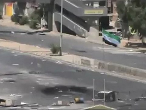 Syria فري برس دمشق اصوات الانفجارات واطلاق النار في حي نهر عيشة 16 7 2012 Damascus