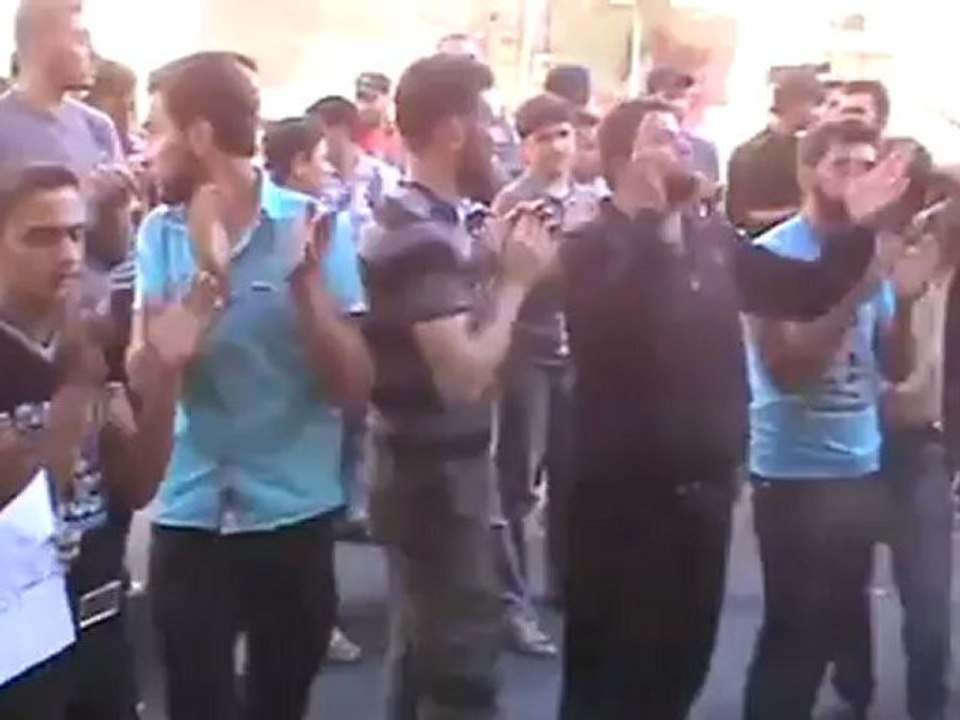 Syria فري برس  حلب الاتـــــــــارب   مظاهره نصره لكافه المدن ووفاء للشهداء 16 7 2012 Aleppo