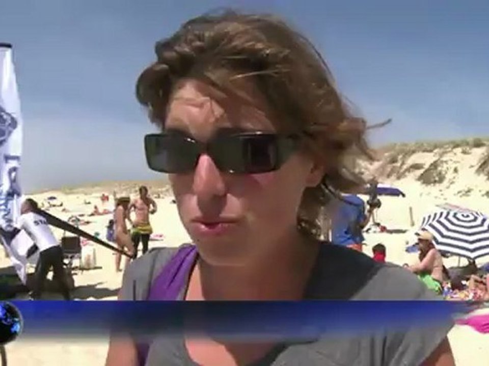 Surf-star mit einem bein