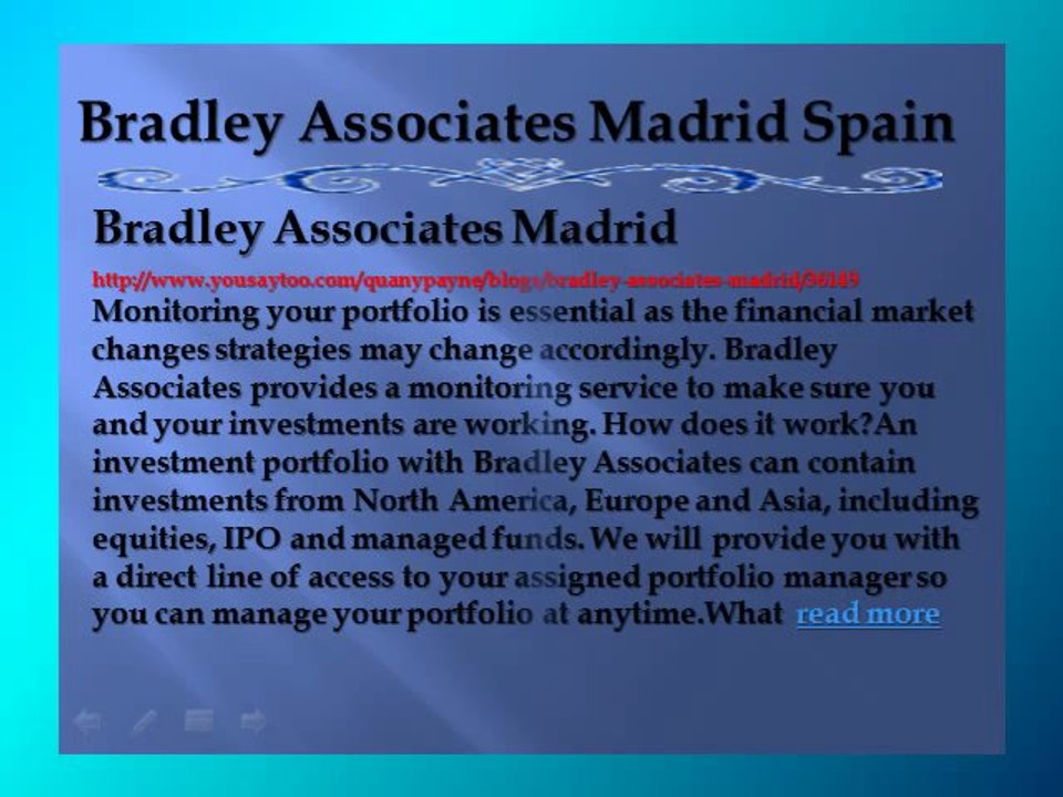 Bradley Associates Spain